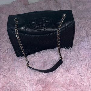 Tory Burch Alexa  black Leather Purse